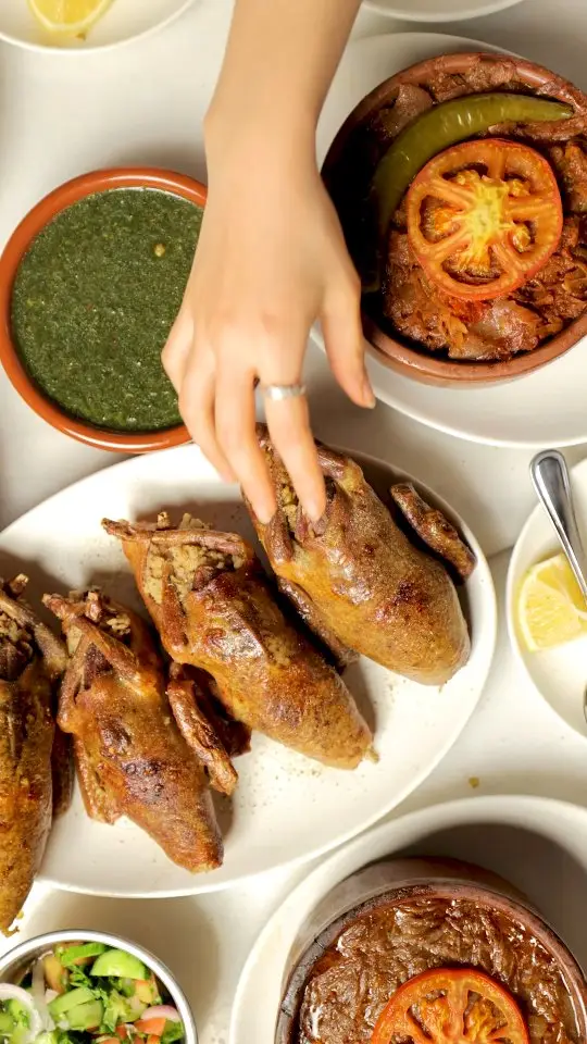 صبحي كابر: طبق الحمام المحشي الشهير
