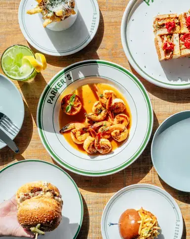 مزرعة باركرز: طبق فيه روبيان لذيذ