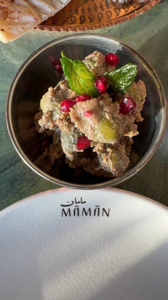 مامان خيار متبل بلبن ورمان