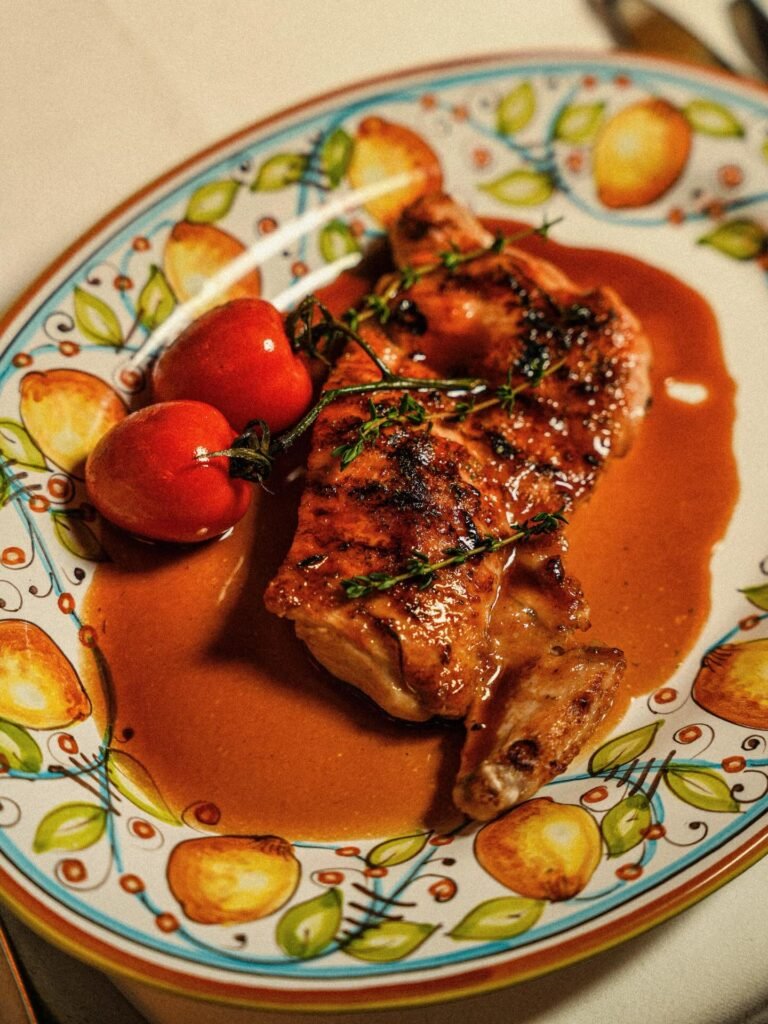 مامو مايكل أنجلو: قطعة دجاج مشوية مع الصوص