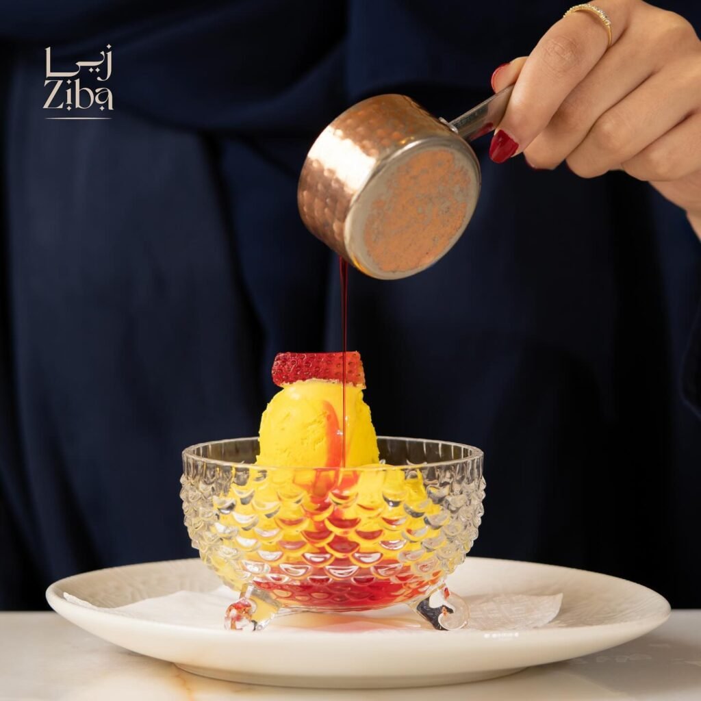 زيبا: طبق تحلية بالزعفران